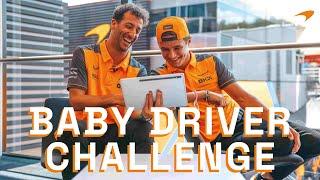 Guess the baby with Lando Norris and Daniel Ricciardo