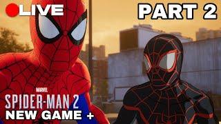 Marvel's Spider-Man 2 NEW GAME + Ultimate Difficulty Full Story-Mode PART 2 Livestream!!