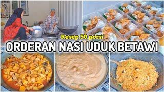 RESEP 50 PORSI NASI UDUK BETAWI ORDERAN FOLLOWERS #nasiudukbetawi #nasiuduk #idejualan #cooking