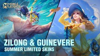 Guinevere & Zilong Summer Limited Skins | Summer Waves & Summer Breeze | Mobile Legends: Bang Bang