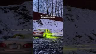 10 Machine Guns Shooting  green  Tracers at Car      #callofduty #viral