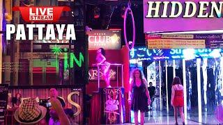 Live Thailand  Crazy Pattaya Walking Street Night Scenes