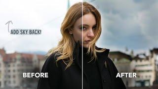 Lightroom Tutorial - Bringing Back Sky and Clouds in Photos