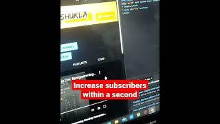 How to increase subscribers  || #shorts #shortvideo  #programming #subscribers