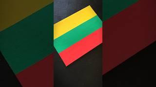 LITHUANIA  Flag Drawing #flags #lietuva #europe #posca