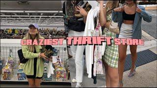 We went to World Thrift... it was crazy.