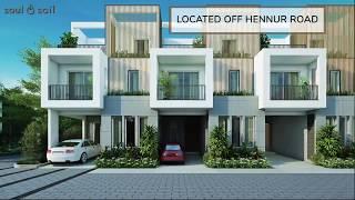 Assetz Soul & Soil | Luxurious 3 & 4 BHK Row Houses in Hennur, Bangalore