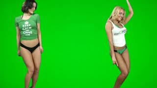 Green Screen, sexy girls, dancing,