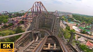 Viper POV 5K UNDERRATED WOODEN COASTER Six Flags Great America Gurnee, IL