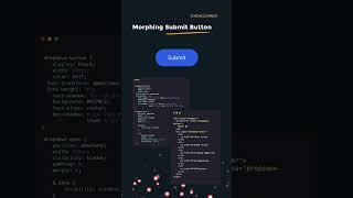 Morphing Submit Button Animation using HTML and CSS only #html #css #javascript #shorts