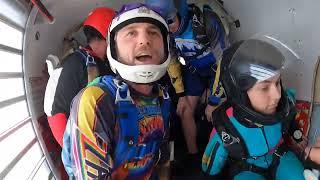 Bill’s Going Away 20 Way Speed Star Friends Having Fun Skydive City Zephyrhills Florida Whole Plane