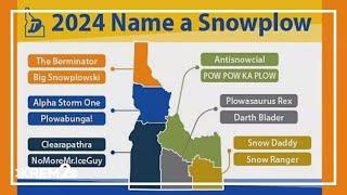 Idaho Transportation Department names 12 snowplows with assistance from students, employees