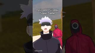 Gojo and Yuji play Squid Game! #jjk #jujutsukaisen #gojosatoru #anime #vrchat