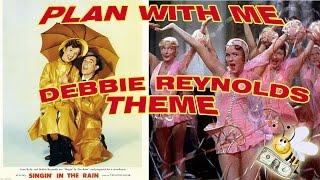 PWM Debbie Reynolds "Singin' in The Rain" Theme Spread | Kate Spade Personal Planner Wellesley