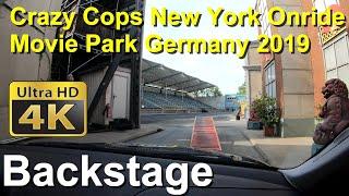 Movie Park Germany Crazy Cops New York Onride - The Action Stunt Show 2019 Stunt Car POV Crazy Cops