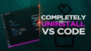 HOW TO COMPLETELY UNINSTALL VS CODE EDITOR IN HINDI