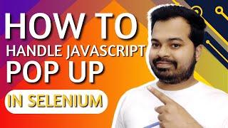 How To Handle Java Script Pop Up in Selenium | Automation Testing Question