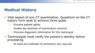 CT Patient Preparation