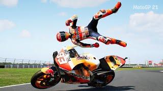 MotoGP 21 - Crash Compilation #6 (PC UHD) [4K60FPS]