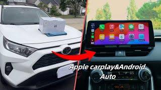 Toyota Rav4 (2019-2022) Roadanvi 12.3 inch screen Android Head Unit installation (full review)