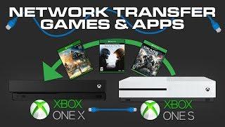 How To Transfer Games from Xbox One To Xbox One X or Series X/Series S - Xbox One Network Transfer