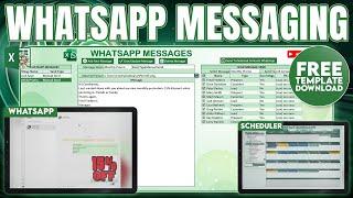 How to Send Bulk WhatsApp Messages & Pictures From Excel [Coded From Scratch + Free Template]