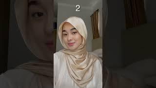 4 Styling Hijab Pashmina Silk Simple Elegan #hijab #tutorialhijabsimple #shorts