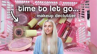 goodbye to makeup hoarder: makeup declutter