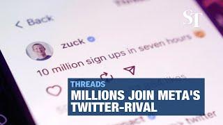 Millions join Meta's Twitter-rival Threads