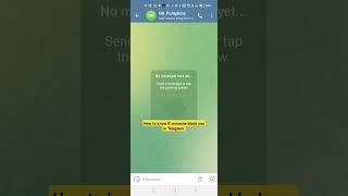 How to know if someone blocked you in Telegram #howto #telegram #tutorial