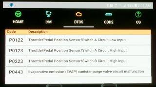 OBD2: Reading Codes - Home-Made Android Application 1.0.0.2