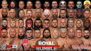 150 Man Royal Rumble Match! - WWE 2K23.