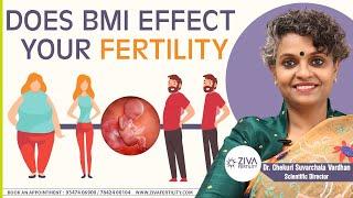 Does BMI affect fertility | Fertility Tips | ZIVA fertility English | Dr. Chekuri Suvarchala