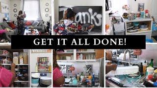 GET IT ALL DONE / CLEANING MOTIVATION // CLEAN WITH ME / ORGANIZATION AND MORE / SHYVONNE MELANIE TV