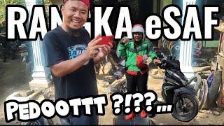 Proses Eksekusi Beat PEDOT Rangka eSAF Prank OJOL kepala jenggot. Rangka Honda patah ??? || Part 1