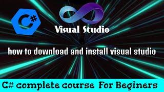 How to download and install visual studio 2019 Free