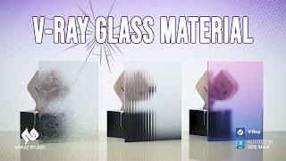 V-ray Glass material | in 3Dsmax