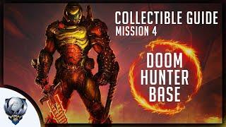 Doom Eternal (Mission 4 DOOM HUNTER BASE) All Collectibles, Upgrades, Secret Encounter & Extra Lives