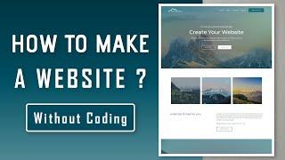 How To Make A Website without coding