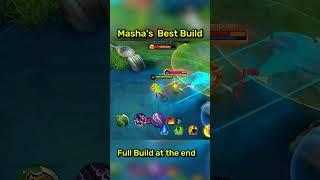 Best Build for Masha in 2024 | Mobile Legends Tutorial! #shorts #mlbb #mobilelegends