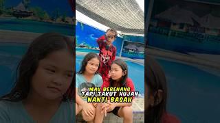 MAU BERENANG TAPI TAKUT BASAH KENA HUJAN #family #funny #bintangbulansurya