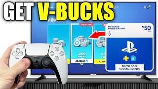 How To Buy V-Bucks In Fortnite With Gift Card On PS5 - Easy Guide