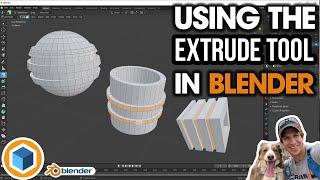 Getting Started with the EXTRUDE TOOL in Blender!