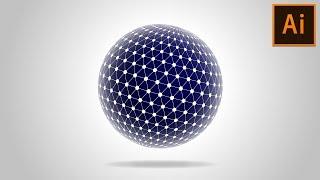 How to create Spherical Tesseract Shape in Adobe Illustrator Tutorial