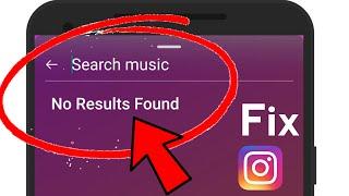 How To Fix No Result Found on Instagram Music Problem | Instagram Story Music No Result Found