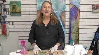 Mixed Media Tutorial - Texture Using Gels and Pastes with Sandra Duran Wilson