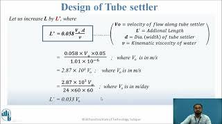 Design of Tube Settlers