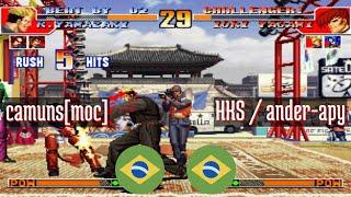 FT10 @kof97: camuns[moc] (BR) vs HKS / ander-apy (BR) [King of Fighters 97 Fightcade]