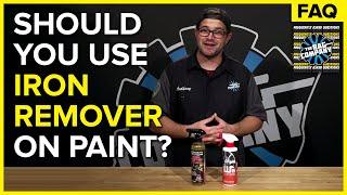 Should You Use Iron Remover on Paint? | The Rag Company FAQ