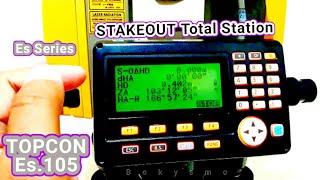 STAKEOUT TOTAL STATION TOPCON Es.105 // ES Series EASY STATION